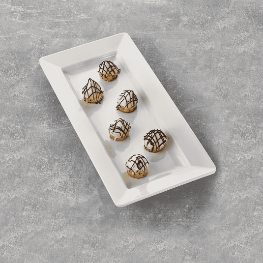 2/4 GN tray, melamine, white-Melamine GN tray