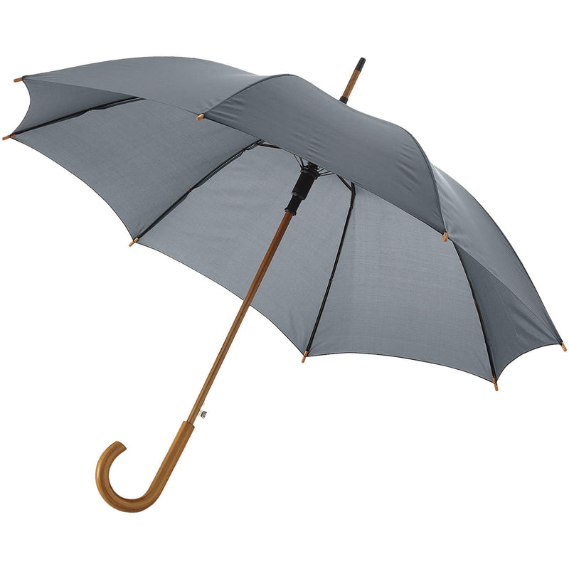 Load image into Gallery viewer, 23&quot; Auto open umbrella pack of 25 Grey Custom Wood Designs __label: Multibuy greyumbrellacustomwooddesigns_ca7e6837-f405-4706-aa9b-2e6eb8a0ab18
