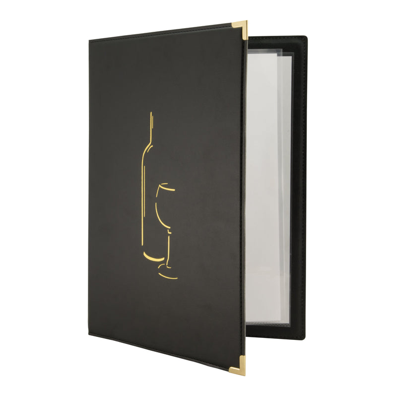Load image into Gallery viewer, Leather style A4 menu pack of 10 Custom Wood Designs __label: Multibuy leathermenucustomwooddesigns_8e4daa00-61c2-47c1-bfff-3a0b90f15d12
