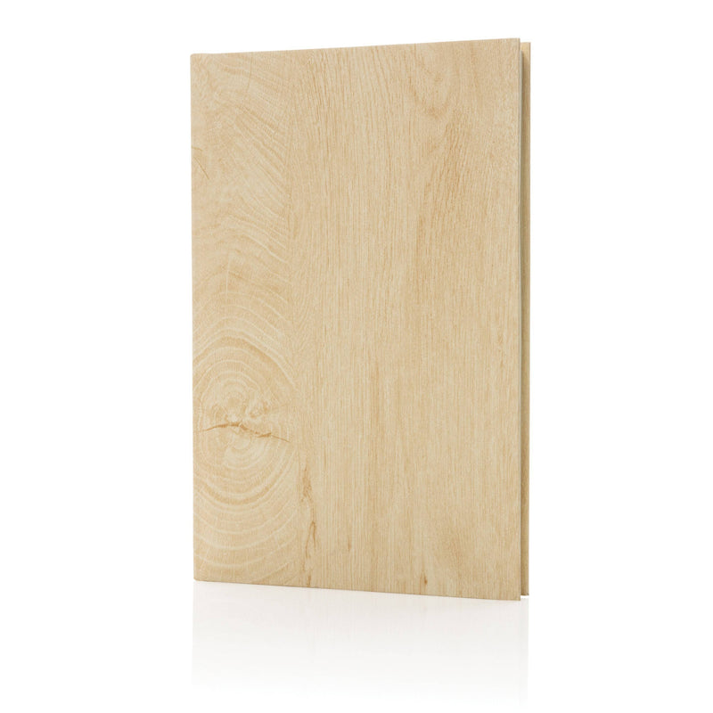 Load image into Gallery viewer, Wood Print A5 notebook pack of 25 Light Brown Custom Wood Designs __label: Multibuy light-brown-wood-print-a5-notebook-pack-of-25-56105778184535
