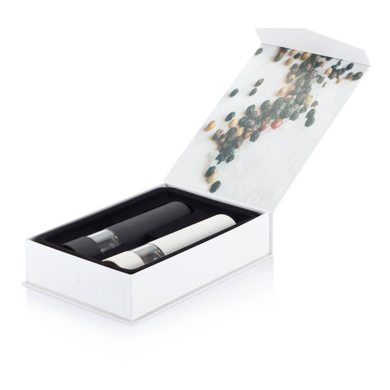 Load image into Gallery viewer, Electric pepper and salt mill set - Custom Wood Designs
