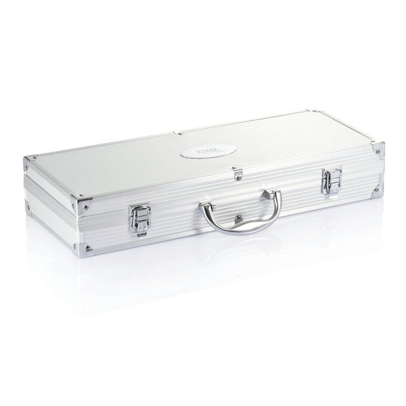 Load image into Gallery viewer, 12 pcs barbecue set in aluminium box - Custom Wood Designs
