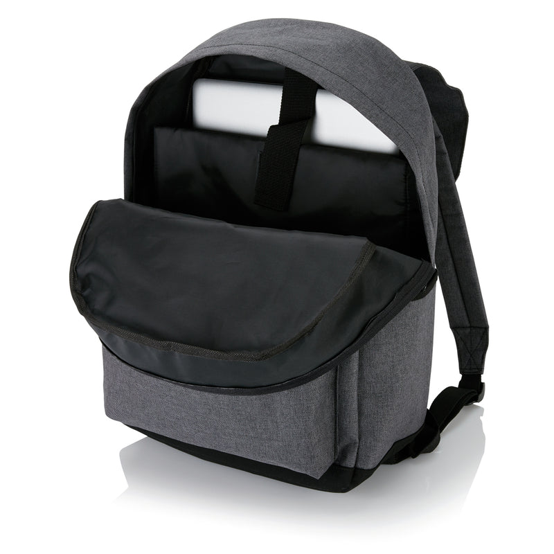 Load image into Gallery viewer, Laptop backpack with magnetic buckle straps - Custom Wood Designs
