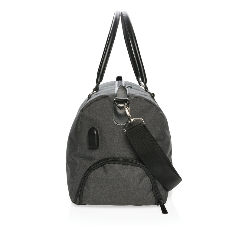 Load image into Gallery viewer, Weekend bag with USB A output - Custom Wood Designs

