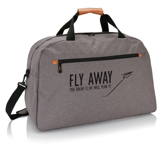 Fashion duo tone travel bag - Custom Wood Designs