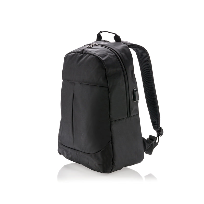 Load image into Gallery viewer, Power USB laptop backpack - Custom Wood Designs

