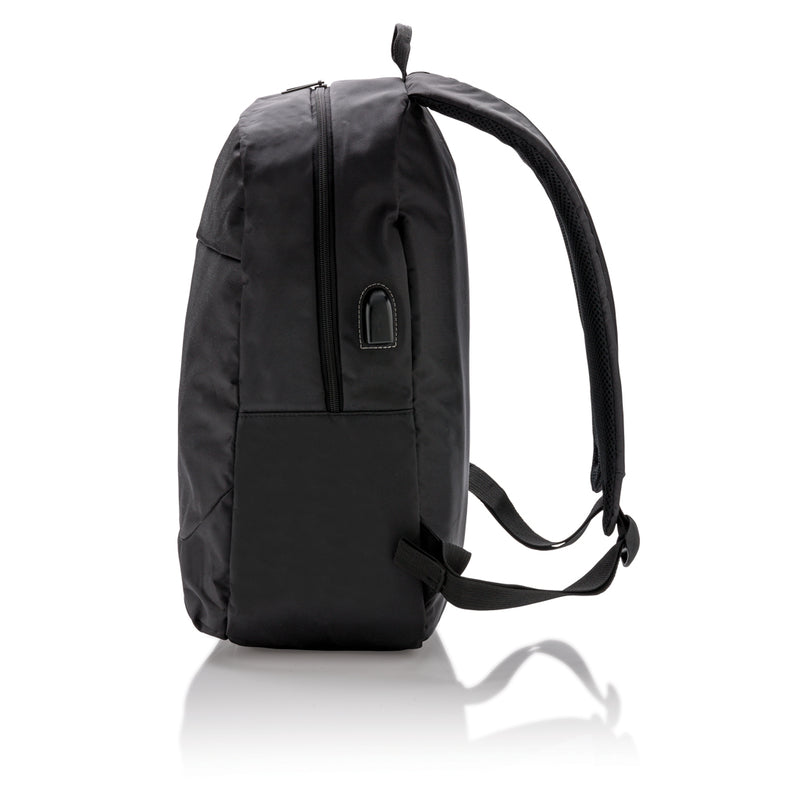 Load image into Gallery viewer, Power USB laptop backpack - Custom Wood Designs
