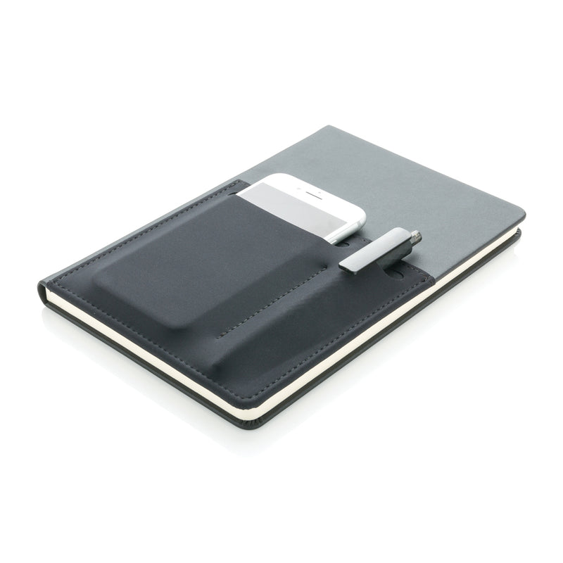 Load image into Gallery viewer, A5 Deluxe notebook with smart pockets - Custom Wood Designs
