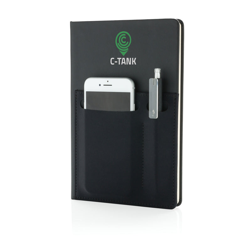 Load image into Gallery viewer, A5 Deluxe notebook with smart pockets - Custom Wood Designs
