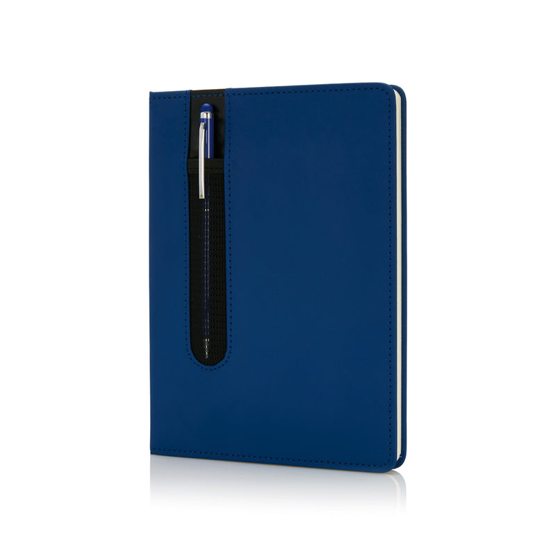 Load image into Gallery viewer, Standard hardcover PU A5 notebook with stylus pen - Custom Wood Designs
