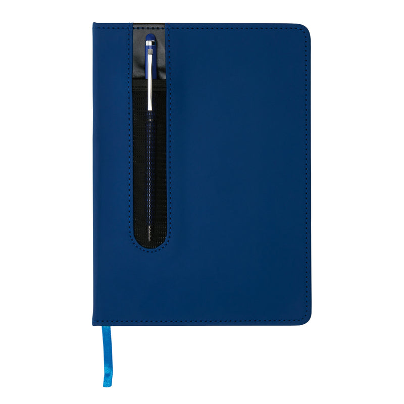 Load image into Gallery viewer, Standard hardcover PU A5 notebook with stylus pen - Custom Wood Designs
