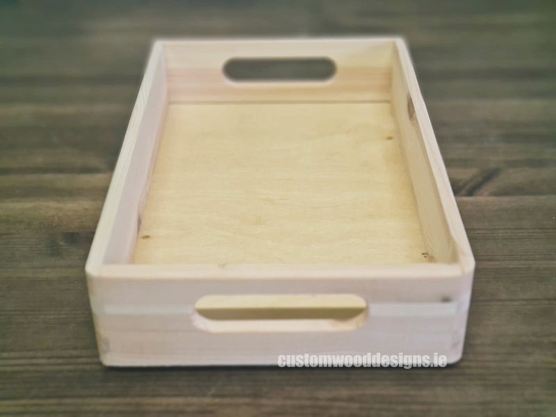 Load image into Gallery viewer, Stackable eco-friendly wooden tray

