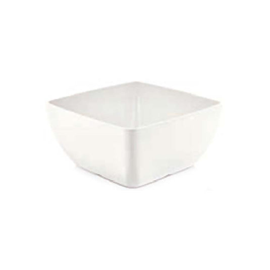 Square Melamine Bowl, White, 250x250x(h)120mm-Square bowl