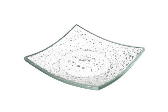 Vetro fingerfood square transparent glass dish, 80x80mm-finger food dish