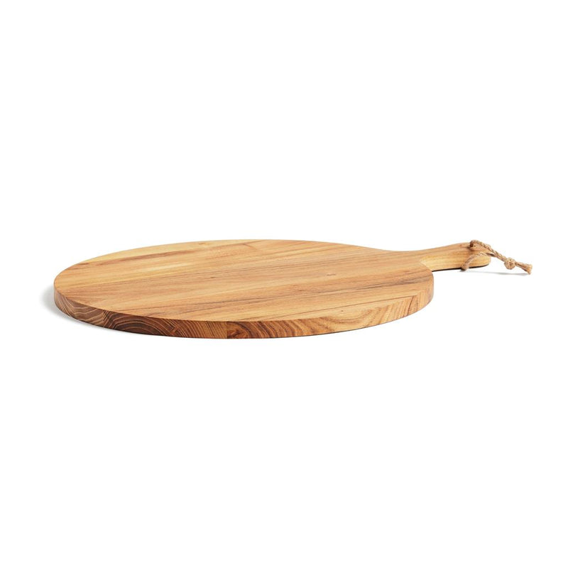 Load image into Gallery viewer, Round serving board 1,8 x 40 x 51 pack of 25 Custom Wood Designs __label: Multibuy servingboardteakcustomwooddesigns
