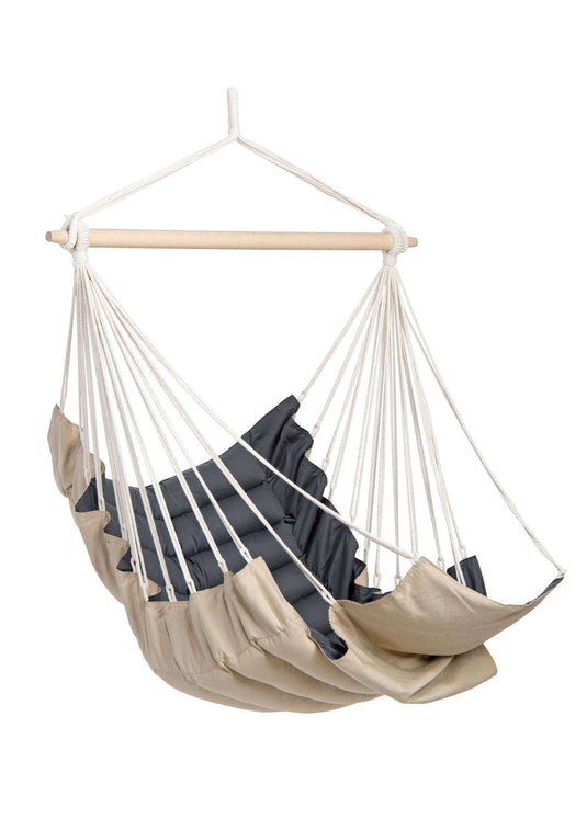 Hanging chair XL & frame Set Swing Chair Amazonas __label: NEW swing-chair-sand-hanging-chair-xl-frame-set-53612486623575