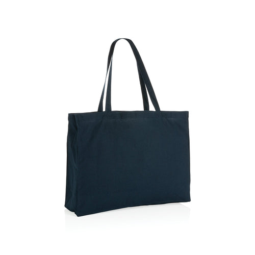 Cotton Shopper 37x14x49cm pack of 100 Navy Custom Wood Designs __label: Multibuy __label: Upload Logo unbranded-black-cotton-shopper-37x14x49cm-pack-of-100-53613357728087