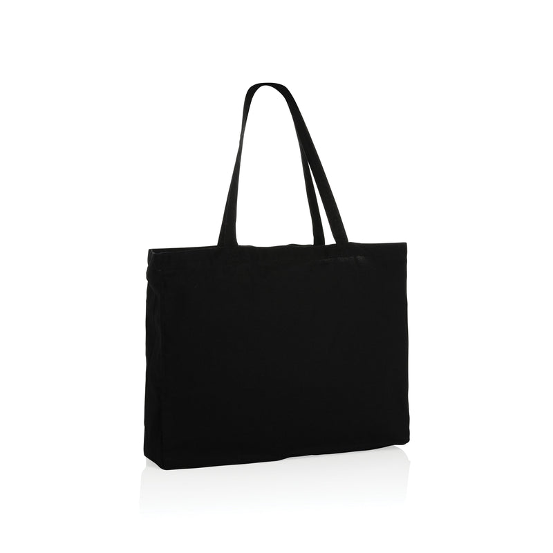 Load image into Gallery viewer, Cotton Shopper 37x14x49cm pack of 100 Black Custom Wood Designs __label: Multibuy __label: Upload Logo unbranded-black-cotton-shopper-37x14x49cm-pack-of-100-53613358547287
