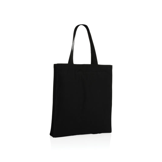 Cotton tote 42x6.5 x38cm 145g pack of 100 Black Custom Wood Designs __label: Multibuy unbranded-black-cotton-tote-42x6-5-x38cm-145g-pack-of-100-53613355696471