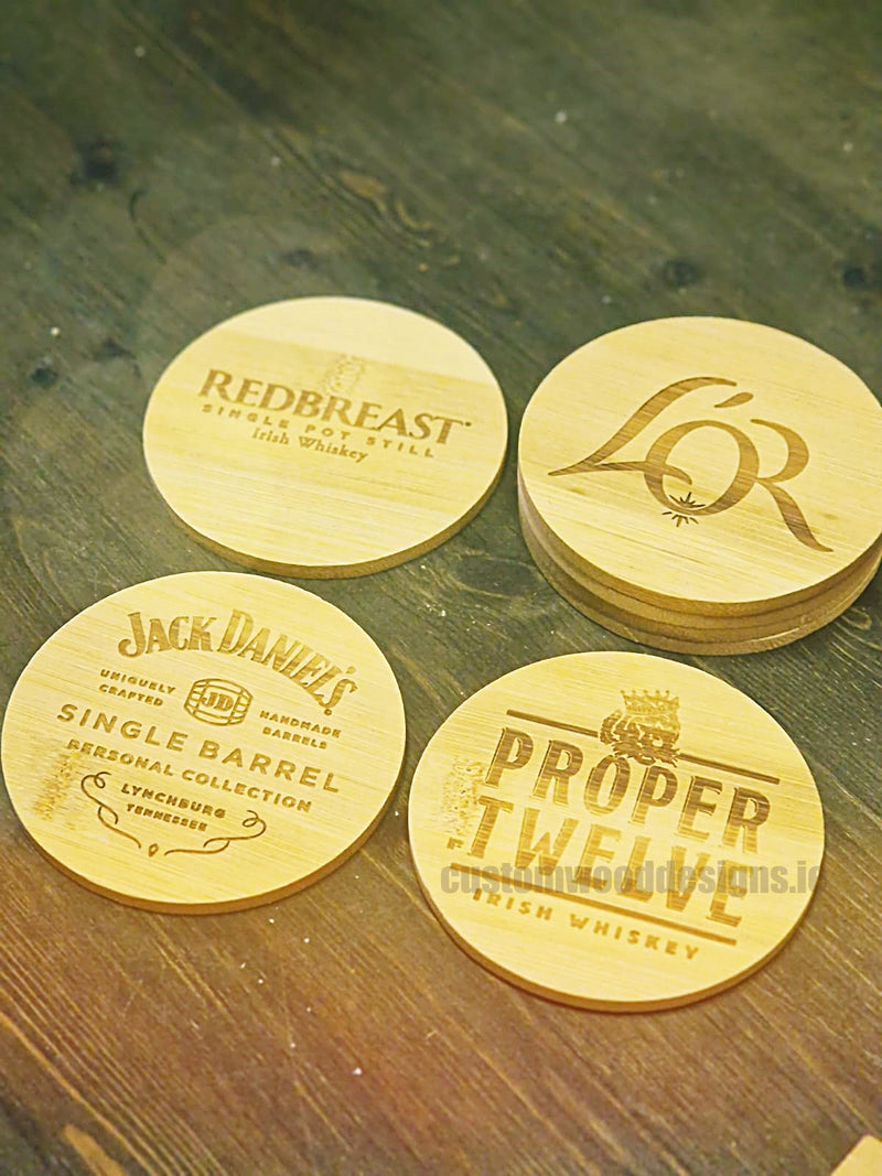 Load image into Gallery viewer, Coaster pack of 150 Custom Wood Designs __label: Multibuy unbranded-coaster-pack-of-150-53612877250903
