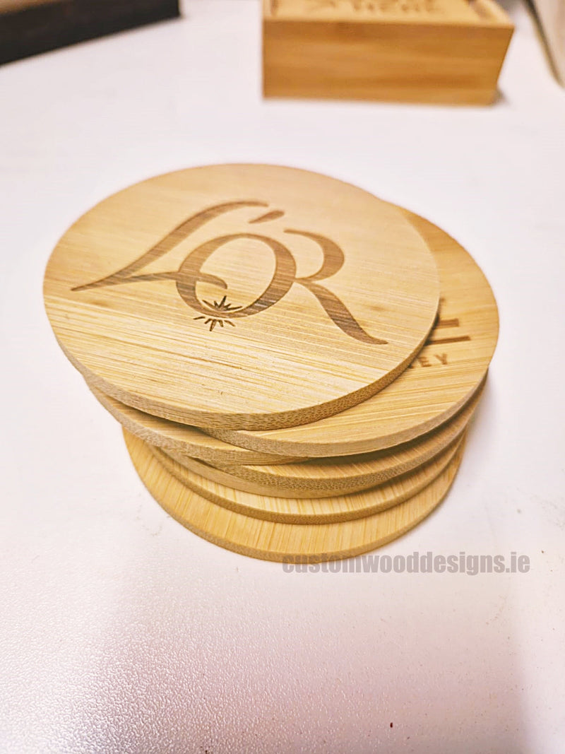 Load image into Gallery viewer, Coaster Set - pack of 25 Custom Wood Designs __label: Multibuy unbranded-coaster-set-pack-of-25-53612873318743
