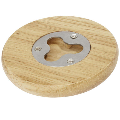 Coaster with bottle opener pack of 50 Custom Wood Designs __label: Multibuy unbranded-coaster-with-bottle-opener-pack-of-50-53612872925527