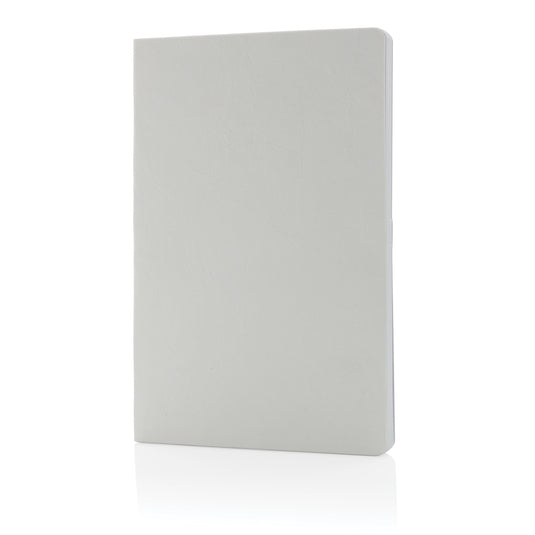 Recycled A5 paper notebook pack of 100 Custom Wood Designs __label: Multibuy whiterecycledpapernotebookcustomwooddesignslogobrandedofficegifting_524825a8-e088-4622-827a-c26fb757ce9b